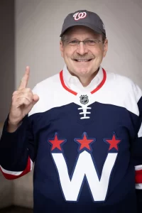 Tony Poole In Caps jersey